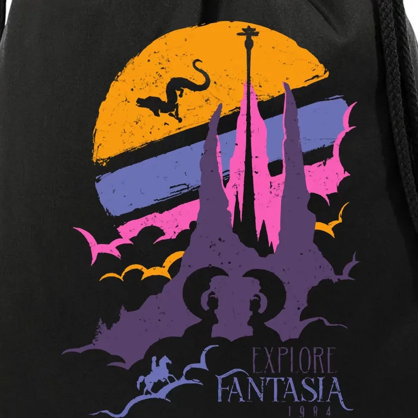 Explore Fantasia Drawstring Bag