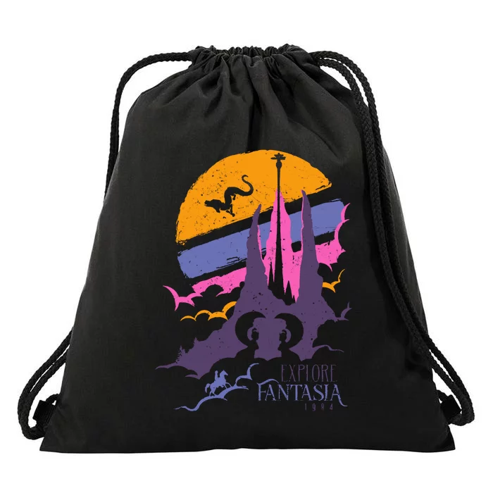 Explore Fantasia Drawstring Bag