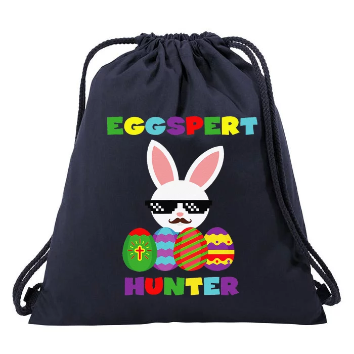 Easter Funny Egg Hunter Costume Gifts For Drawstring Bag