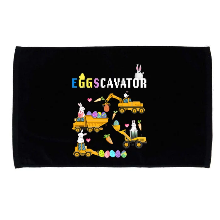 EggsCavator Funny Easter Egg Hunt Microfiber Hand Towel