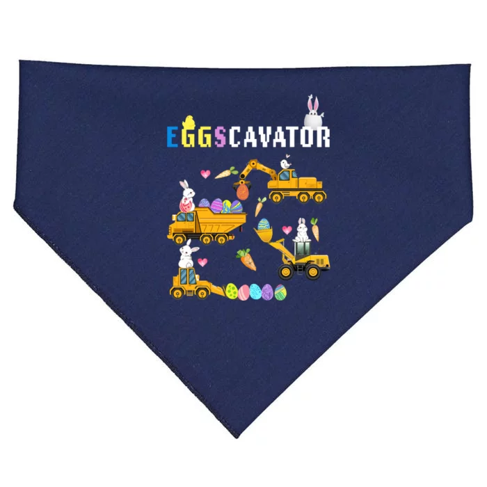 EggsCavator Funny Easter Egg Hunt USA-Made Doggie Bandana