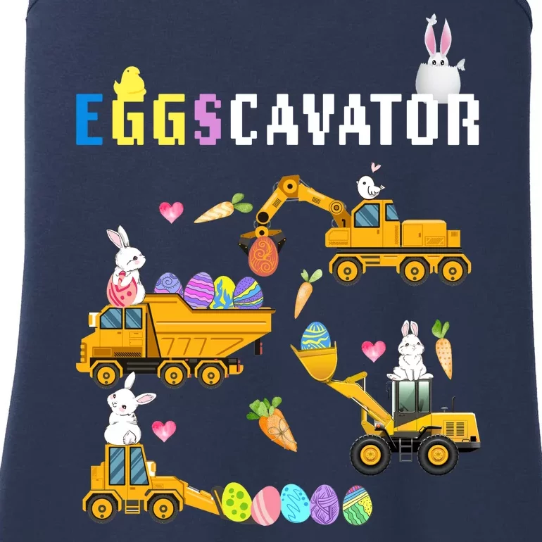 EggsCavator Funny Easter Egg Hunt Ladies Essential Tank