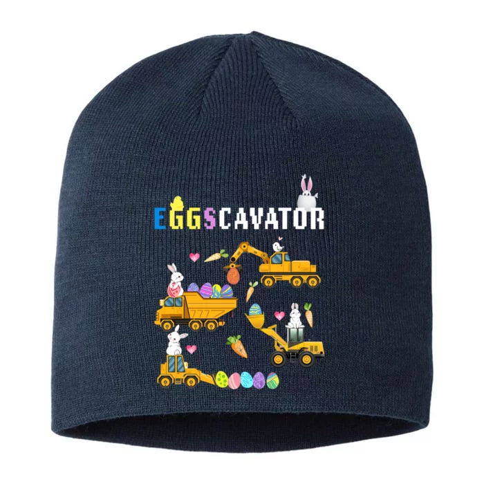 EggsCavator Funny Easter Egg Hunt 8 1/2in Sustainable Knit Beanie