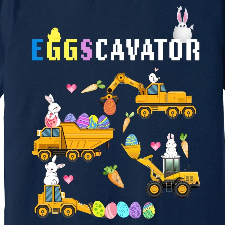 EggsCavator Funny Easter Egg Hunt Premium T-Shirt