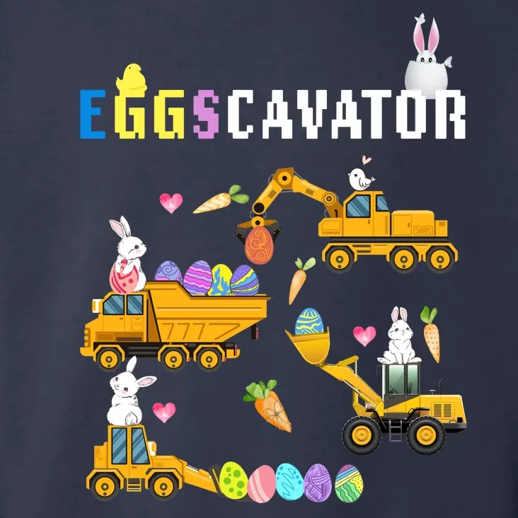 EggsCavator Funny Easter Egg Hunt Toddler Hoodie