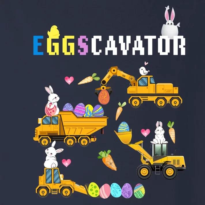 EggsCavator Funny Easter Egg Hunt Toddler Long Sleeve Shirt