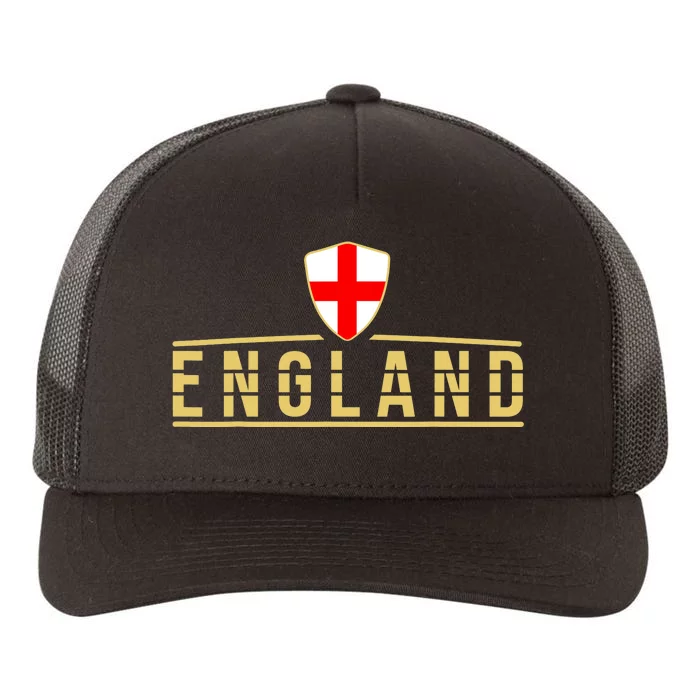 England Football England Soccer Jersey British Yupoong Adult 5-Panel Trucker Hat