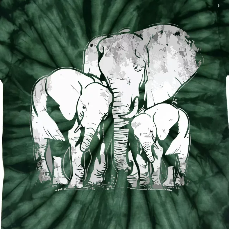 Elephant Family Elephant Tie-Dye T-Shirt