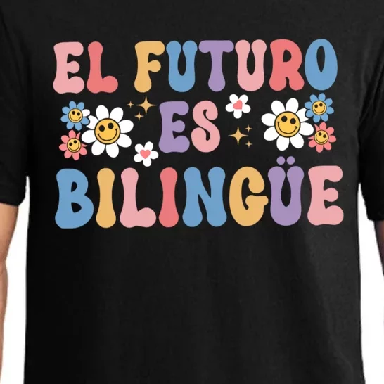 El Futuro Es Bilingue Maestra Spanish Teacher Pajama Set