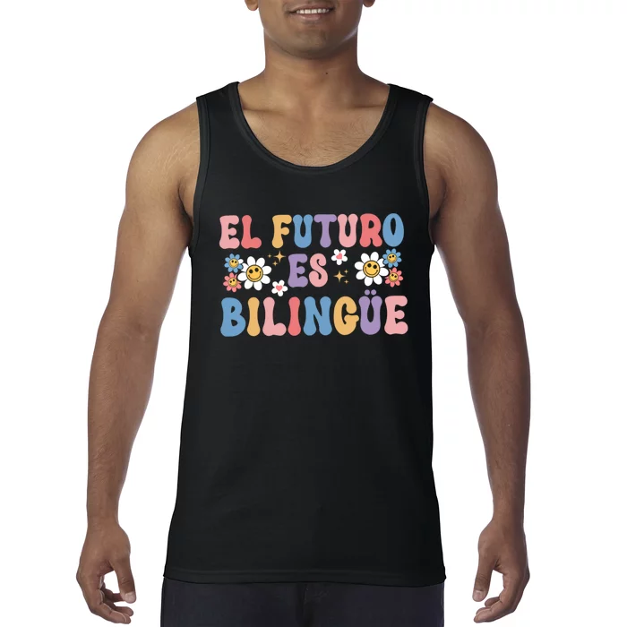 El Futuro Es Bilingue Maestra Spanish Teacher Tank Top