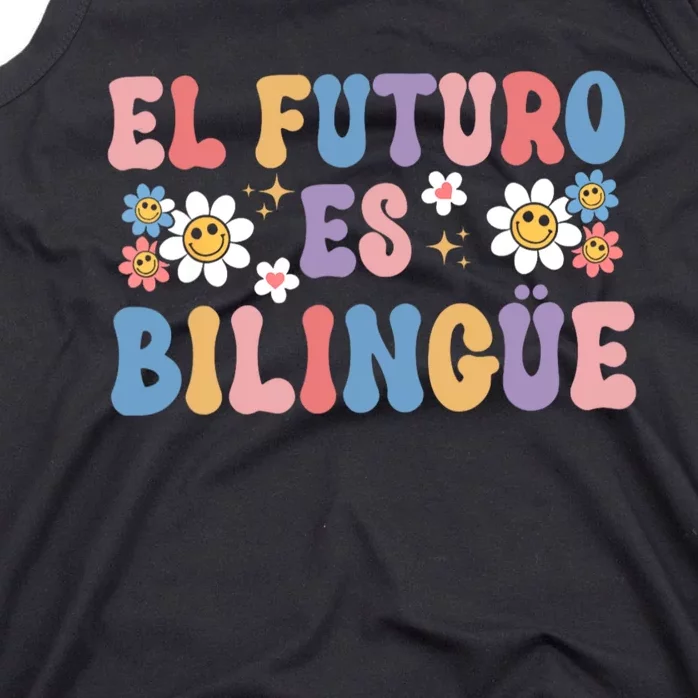 El Futuro Es Bilingue Maestra Spanish Teacher Tank Top