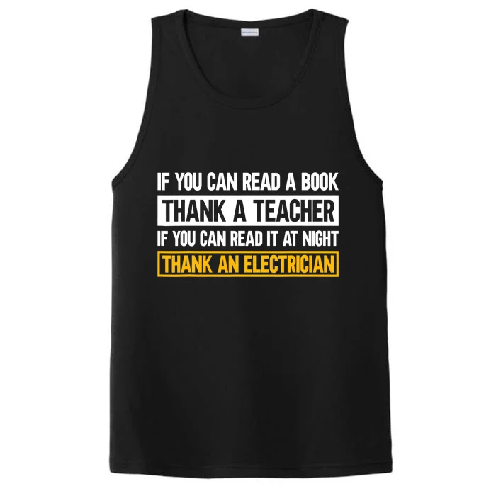 Electrician Funny Electrical Engineer Performance Tank