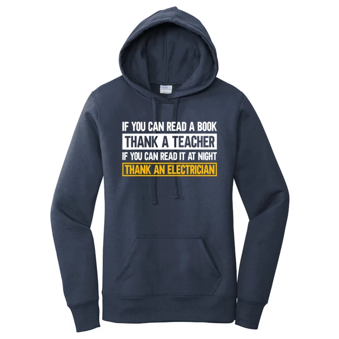 Electrician Funny Electrical Engineer Women's Pullover Hoodie