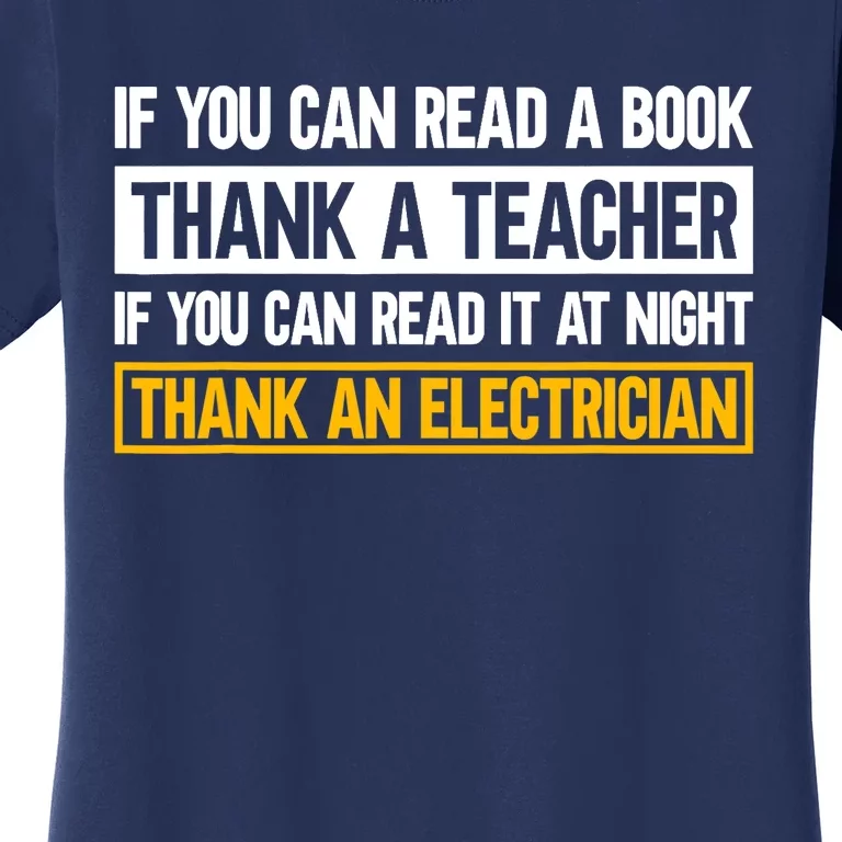 Electrician Funny Electrical Engineer Women's T-Shirt