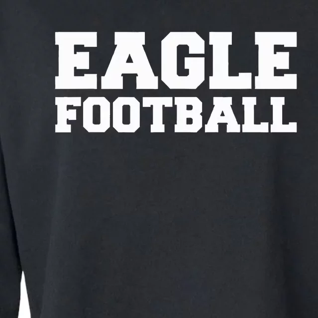 Eagle Football Cropped Pullover Crew