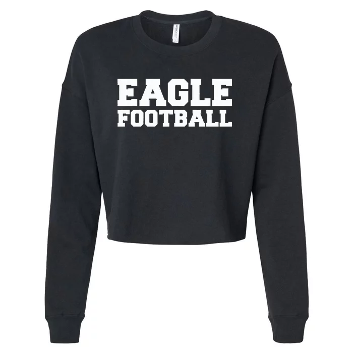 Eagle Football Cropped Pullover Crew