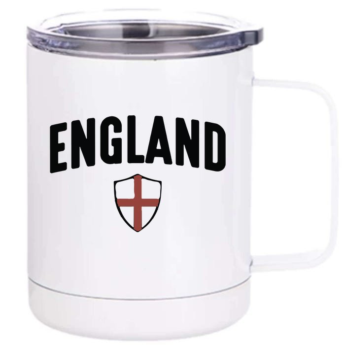 England Football Front & Back 12oz Stainless Steel Tumbler Cup