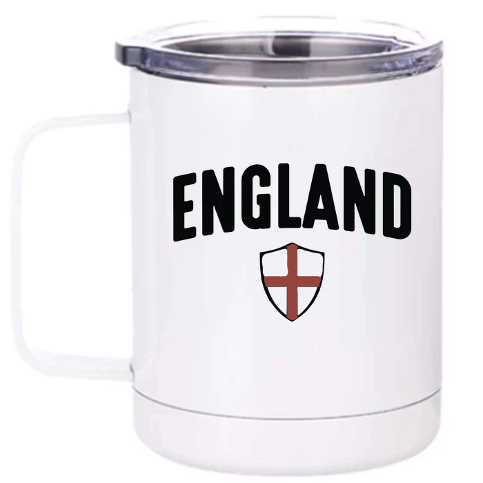 England Football Front & Back 12oz Stainless Steel Tumbler Cup