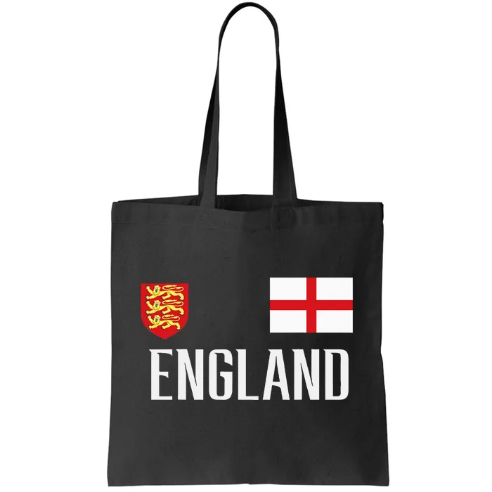 England Flag English Football Soccer Tote Bag