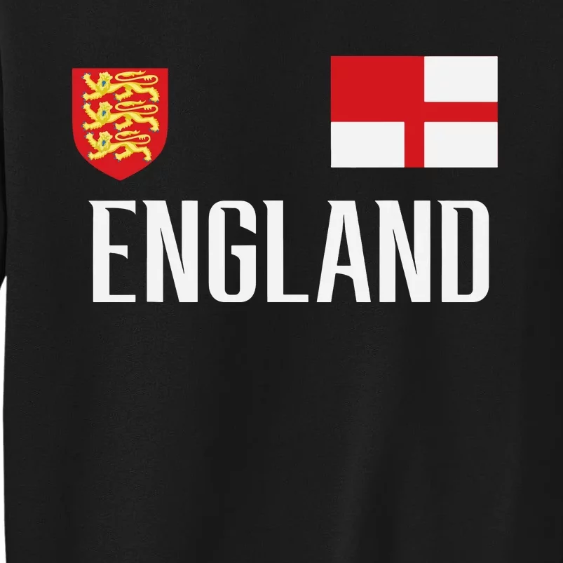 England Flag English Football Soccer Fan Sweatshirt