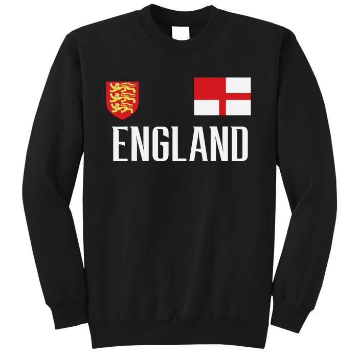 England Flag English Football Soccer Fan Sweatshirt