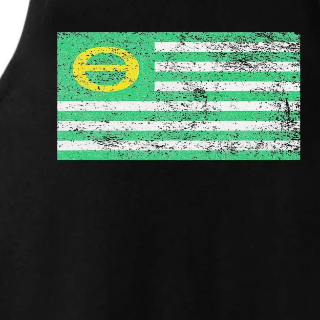 ECOLOGY FLAG ENVIRON TALISM EARTH DAY Ladies Tri-Blend Wicking Tank