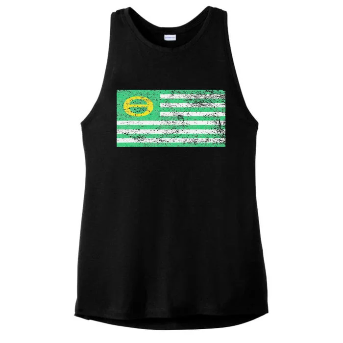 ECOLOGY FLAG ENVIRON TALISM EARTH DAY Ladies Tri-Blend Wicking Tank