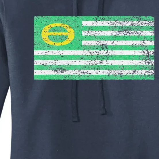 ECOLOGY FLAG ENVIRON TALISM EARTH DAY Women's Pullover Hoodie