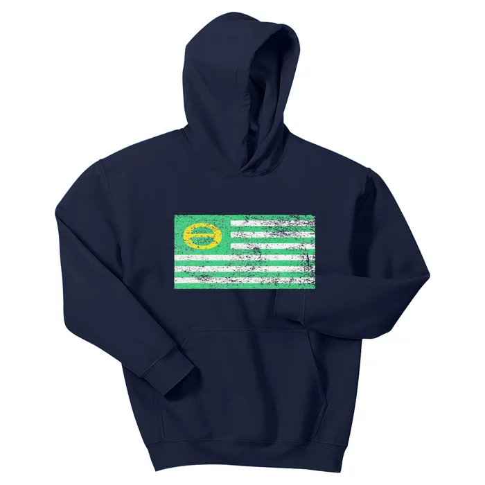 ECOLOGY FLAG ENVIRON TALISM EARTH DAY Kids Hoodie