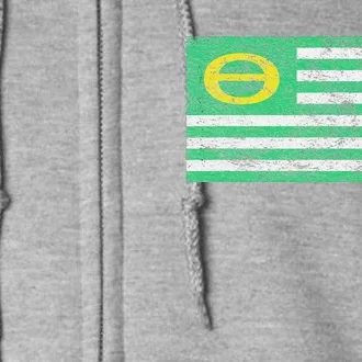 ECOLOGY FLAG ENVIRON TALISM EARTH DAY Full Zip Hoodie