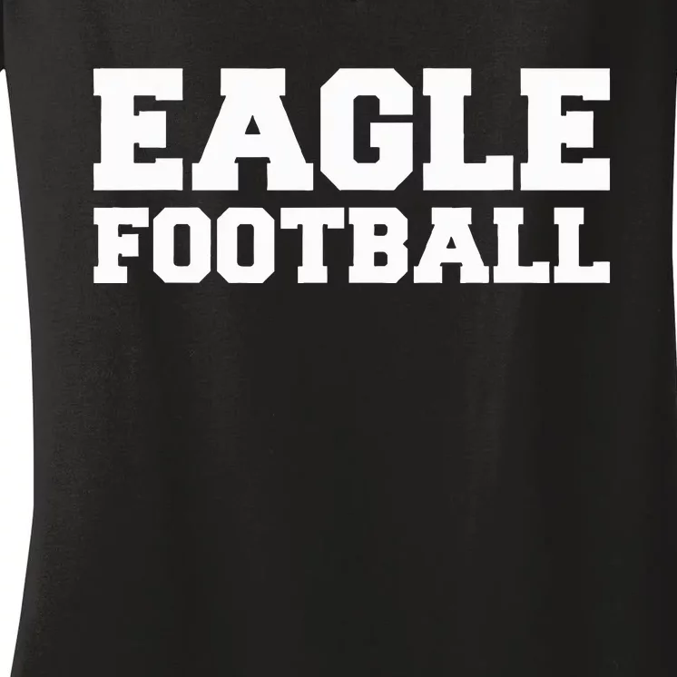 Eagle Football Women's V-Neck T-Shirt