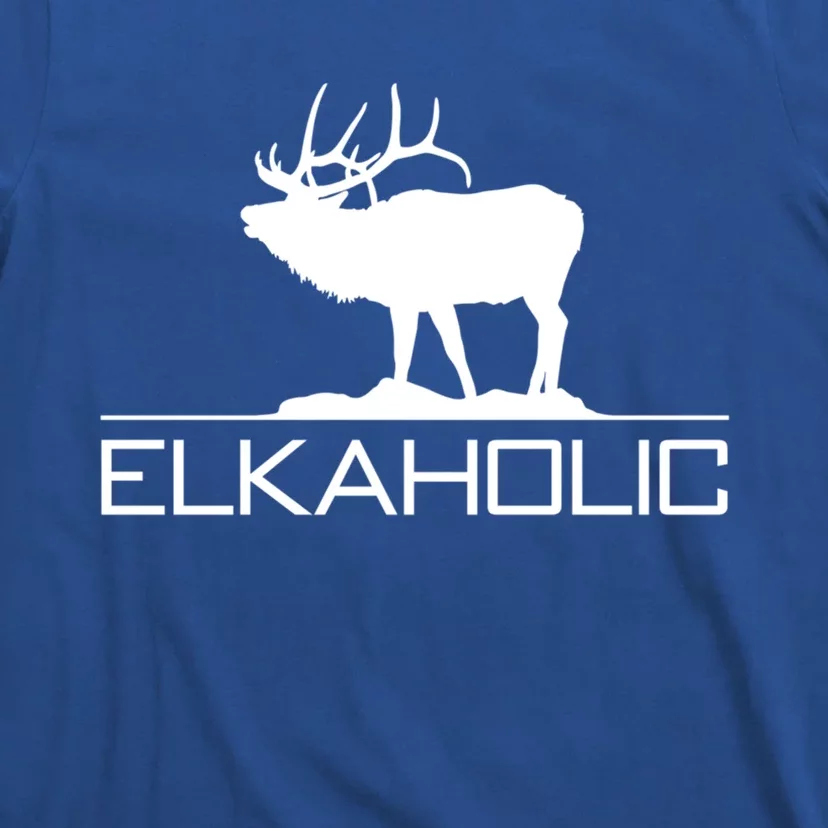 Elkaholic Funny Elk Hunting Gift T-Shirt