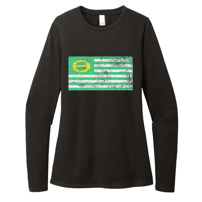 ECOLOGY FLAG ENVIRONMENTALISM EARTH DAY Womens CVC Long Sleeve Shirt