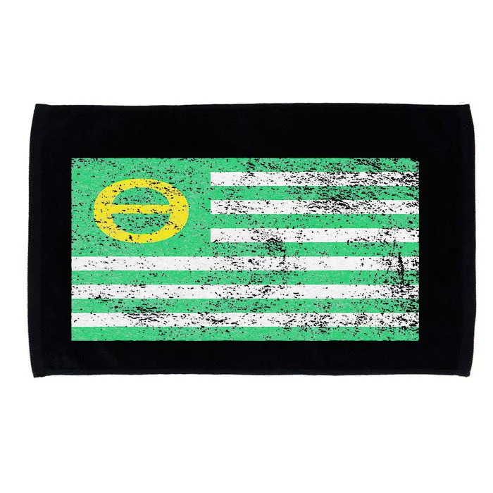 ECOLOGY FLAG ENVIRONMENTALISM EARTH DAY Microfiber Hand Towel