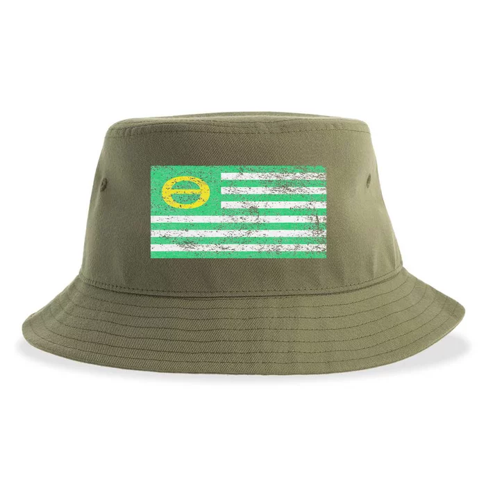 ECOLOGY FLAG ENVIRONMENTALISM EARTH DAY Sustainable Bucket Hat