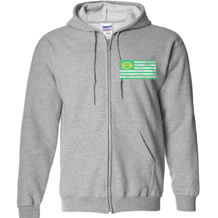 ECOLOGY FLAG ENVIRONMENTALISM EARTH DAY Full Zip Hoodie