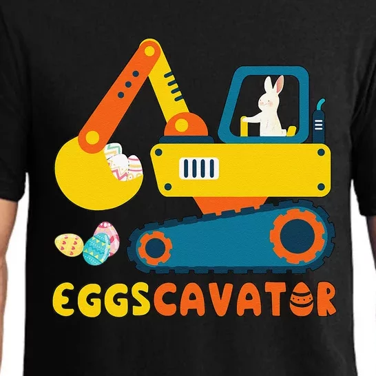 Easter Fashion Eggscavator Excavator Easter Pajama Set