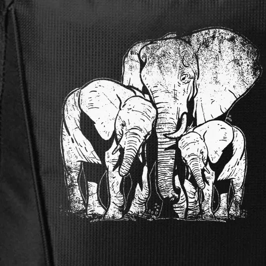 Elephant Family Elephant City Backpack