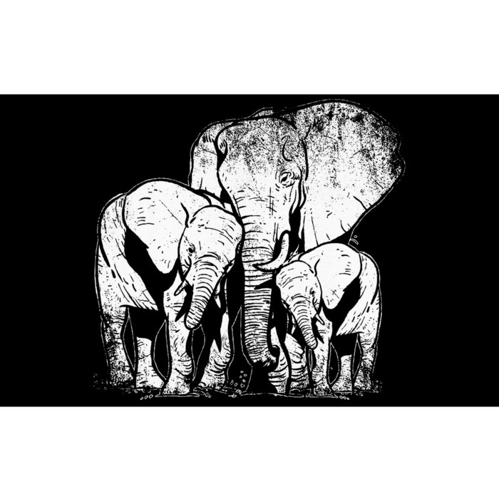 Elephant Family Elephant Bumper Sticker