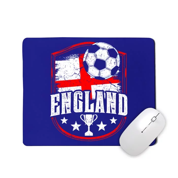 England Flag Football Vintage Fan Soccer Team British Lover Meaningful Gift Mousepad