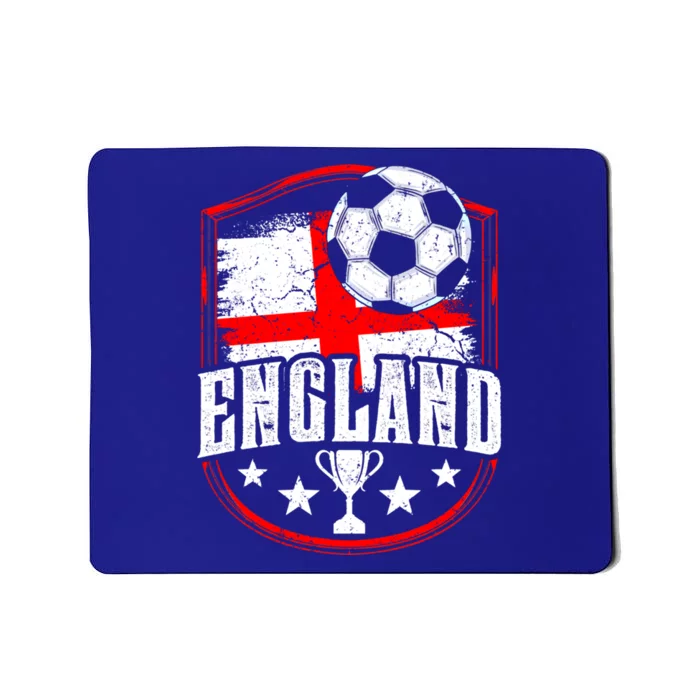 England Flag Football Vintage Fan Soccer Team British Lover Meaningful Gift Mousepad