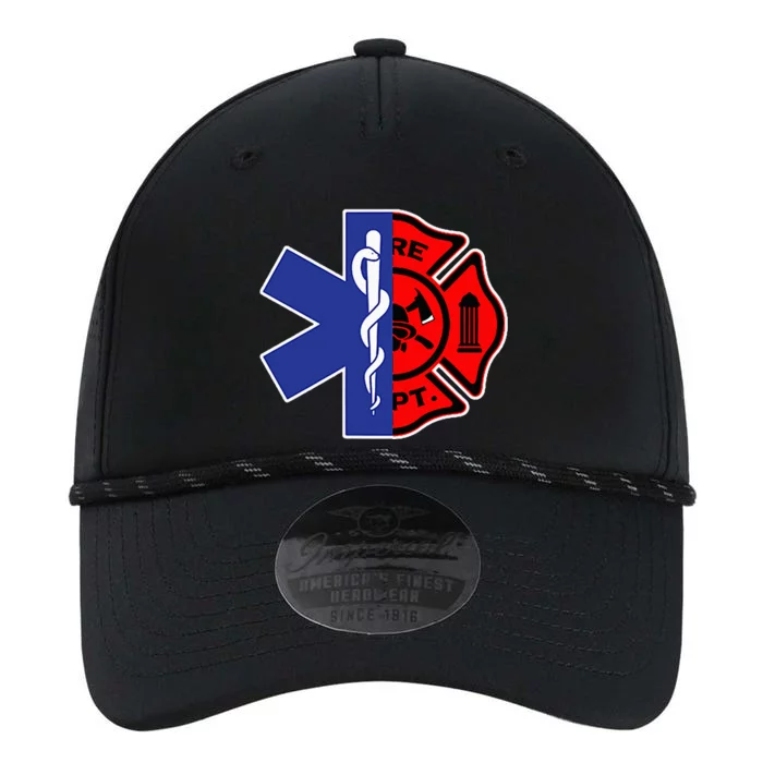 EMT Firefighter Firefighter Two Sided EMS Gift Performance The Dyno Cap