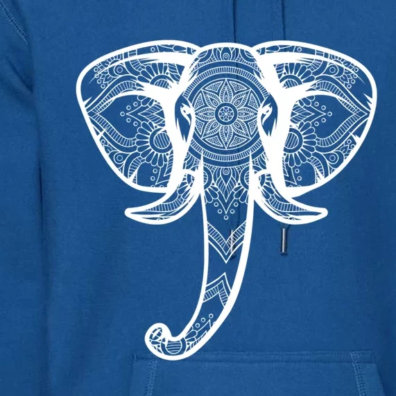 Elephant Floral Graphic Tee Yoga Lover Elephant Lovers Gift Meaningful Gift Premium Hoodie