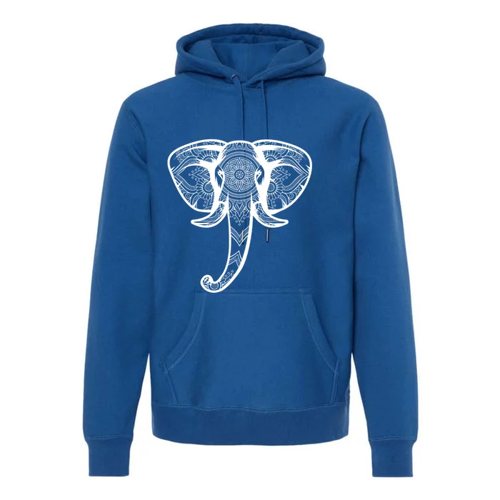 Elephant Floral Graphic Tee Yoga Lover Elephant Lovers Gift Meaningful Gift Premium Hoodie