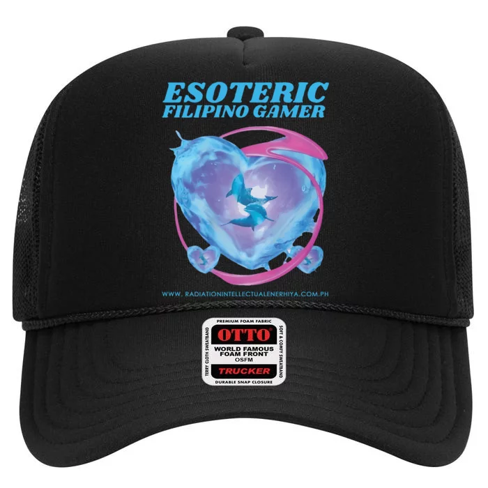 Esotteric Filipino Gamer High Crown Mesh Trucker Hat