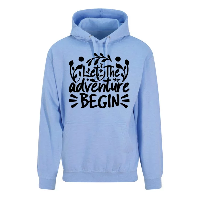 Explorer Funny Gift - Let The Adventure Begin Unisex Surf Hoodie