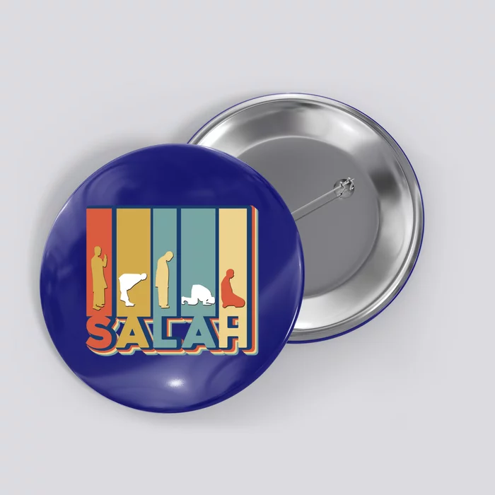 Eid Funny Gift Muslim Teen Salah Islamic Prayer Gift Button