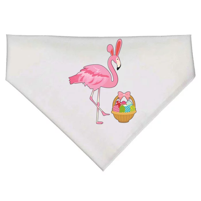 Easter Flamingo Gift USA-Made Doggie Bandana