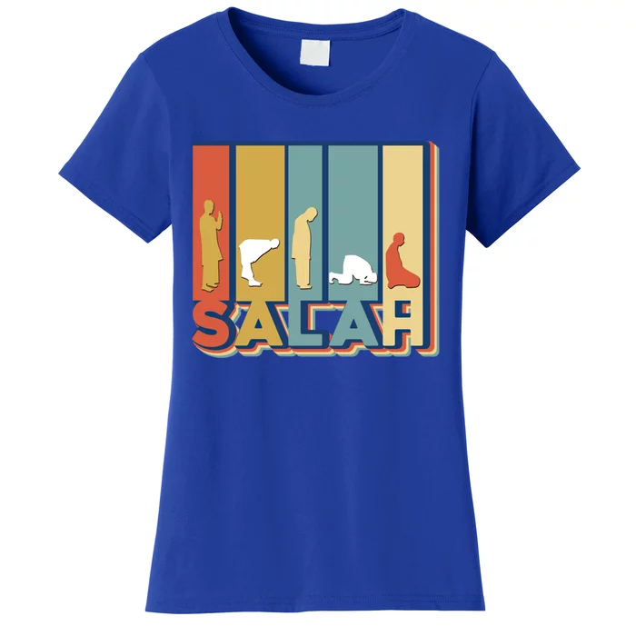 Eid Funny Gift Muslim Teen Salah Islamic Prayer Funny Gift Women's T-Shirt