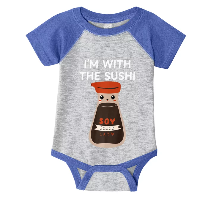 Easy Funny Group Costume Soy Sauce Condiment Costume Infant Baby Jersey Bodysuit